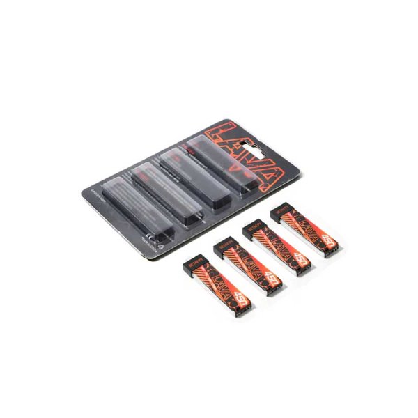 画像1: BETAFPV バッテリー LAVA 1S 450mAh 75C Battery (4PCS)【Cetus Pro/Cetus X/Meteor 75/Meteor 75 Proなど】21017