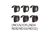 画像: Nancy DJI MINI 2 用 ミックスフィルター6Pacsセット(MCUV/CPL/ND4/ND8/ND16/ND32)【Mavic Miniにも】【17156】