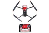 画像: Nancy DJI Air 2S用 ドローン・コントローラーステッカー【2-Red Shark】【17934】