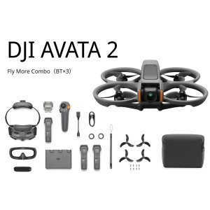 画像: DJI Avata 2 Fly More Combo【バッテリー装着×1 予備×2】21454