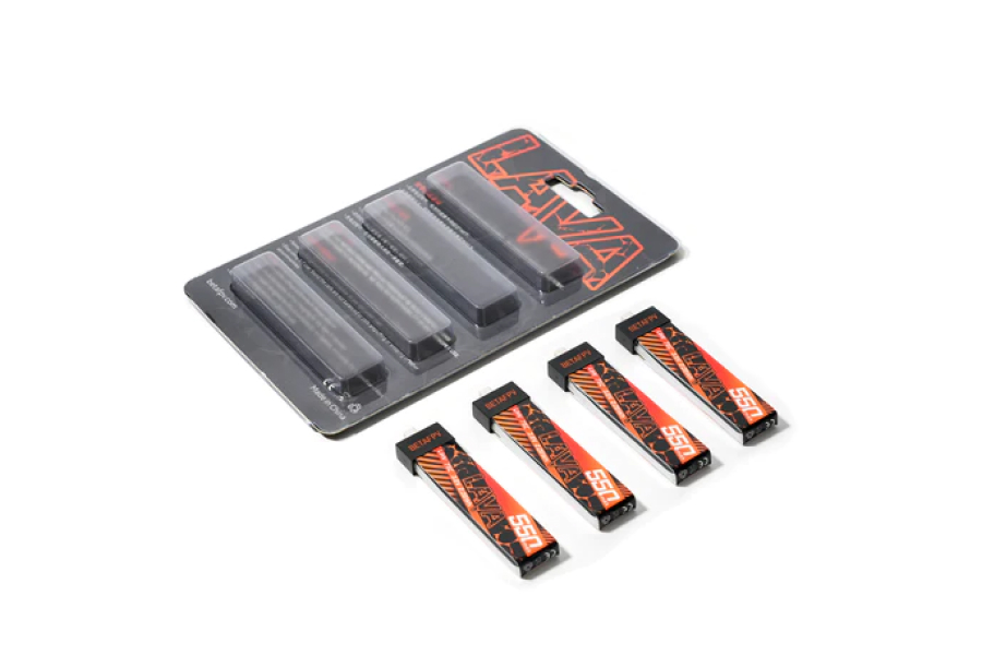 画像1: BETAFPV バッテリー LAVA 1S 550mAh 75C Battery (4PCS)【Meteor75 Pro/Meteor75 など】21309 (1)